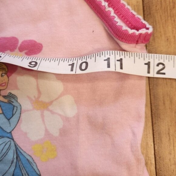 Y2k Disney Princesses Pink Sleepshirt Nightgown Tank Top Girls Size 10/12 - Picture 5 of 5